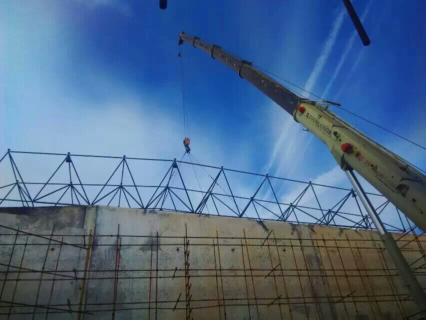 益阳食堂网架结构工程
