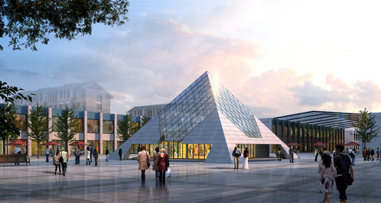 益阳金字塔网架
